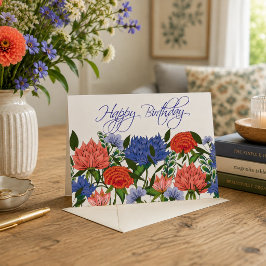 Tarjeta de cumpleaños del Jardín de Verano - Botán