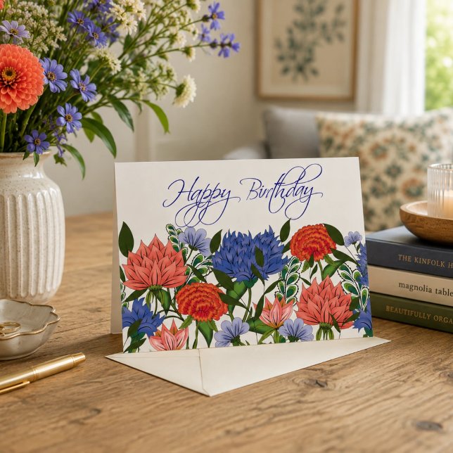 Tarjeta de cumpleaños del Jardín de Verano - Botán (Subido por el creador)