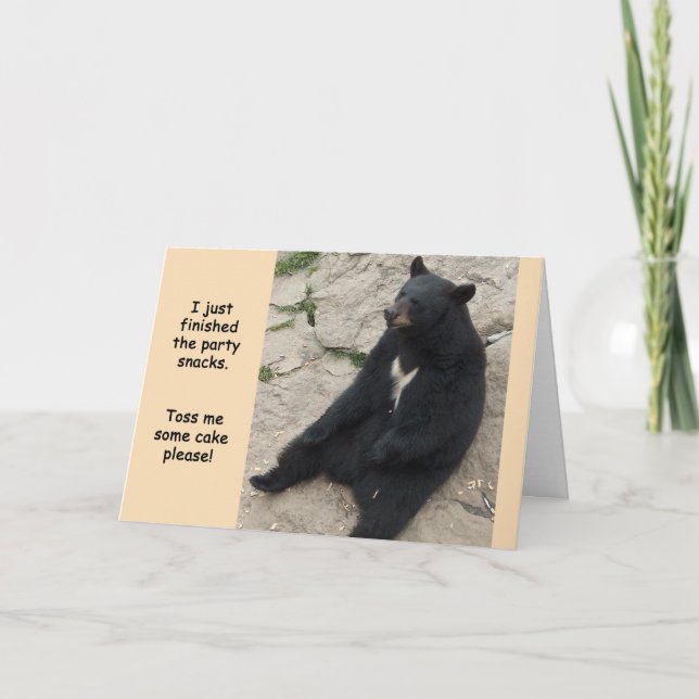 tarjeta de cumpleaños del juerguista (Anverso)