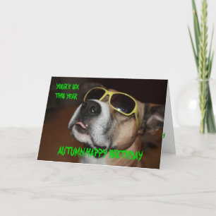 Tarjeta de cumpleaños del max