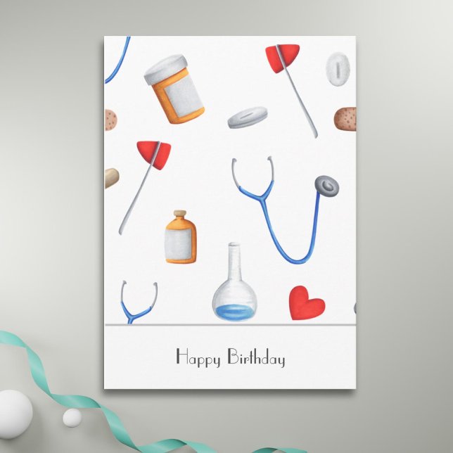 Tarjeta de cumpleaños del Médico de equipos hospit (Subido por el creador)
