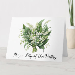 Tarjeta de cumpleaños del mes de mayo