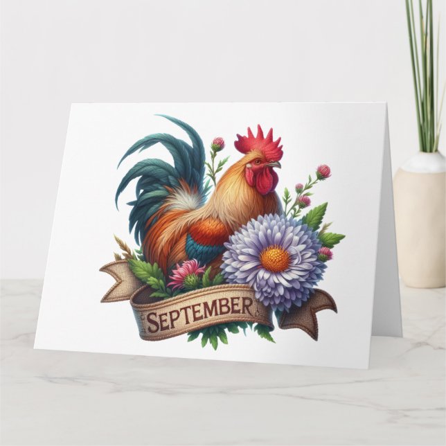 Tarjeta de cumpleaños del mes de septiembre (Anverso)