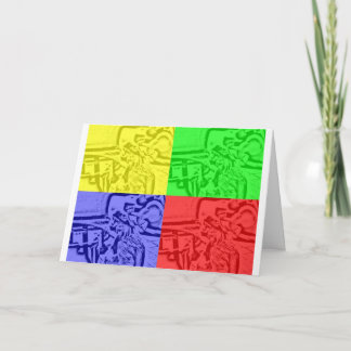 tarjeta de cumpleaños del mono de ian