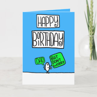 tarjeta de cumpleaños del papá