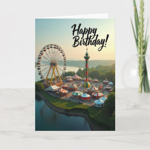 Tarjeta de cumpleaños del Parque Festivo