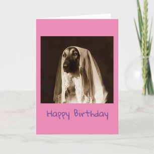 Tarjeta de cumpleaños del pastor alemán