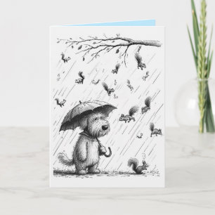 Tarjeta de cumpleaños del perro