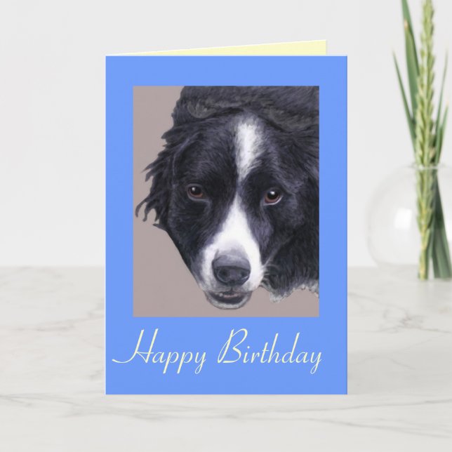 tarjeta de cumpleaños del perro de la colmena fron (Anverso)