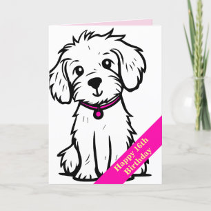 Tarjeta de cumpleaños del perro, tarjeta de cumple