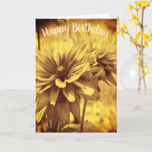 Tarjeta de cumpleaños del Personalizable floral An