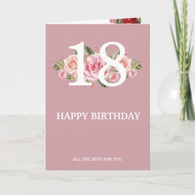Tarjeta de cumpleaños del personalizado (Anverso)