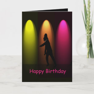 Tarjeta de cumpleaños del Personalizado del Chica