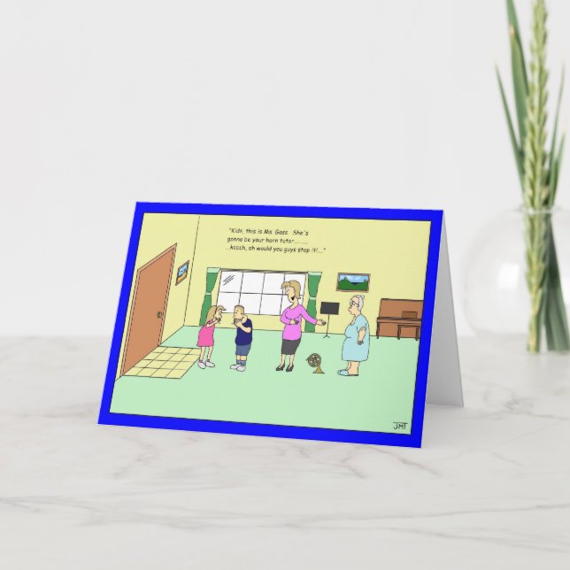 Tarjeta de cumpleaños del profesor particular del (Anverso)