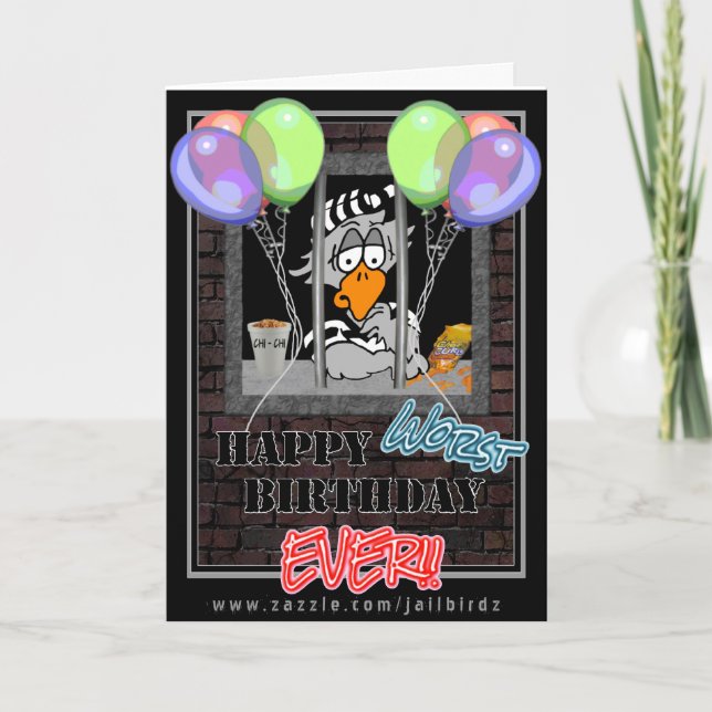 Tarjeta de cumpleaños del recluso (Anverso)