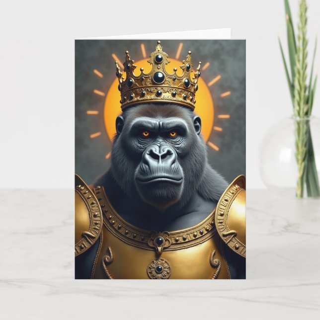 Tarjeta de cumpleaños del Rey Blindado (Anverso)