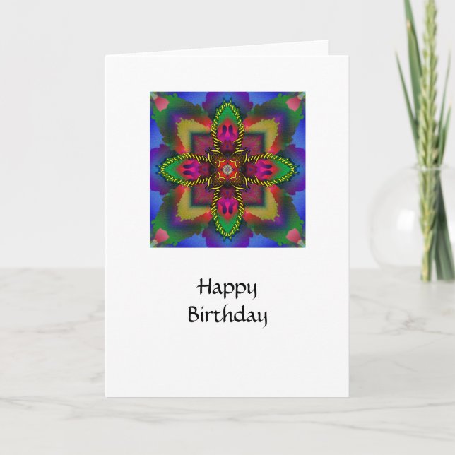 Tarjeta de cumpleaños del sagitario (Anverso)
