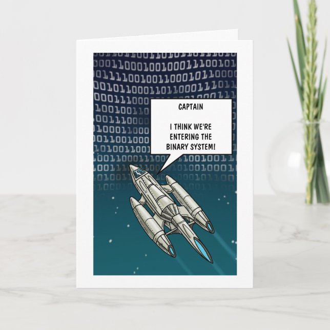 Tarjeta de cumpleaños del sistema binario (Anverso)