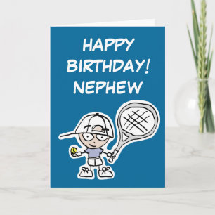 Tarjeta de cumpleaños del sobrino con poco