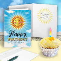 Tarjeta de cumpleaños del socio