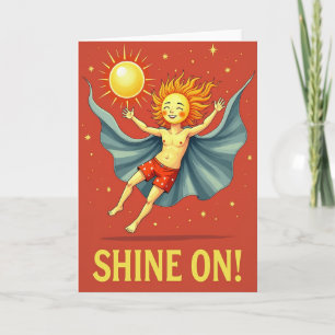 Tarjeta de cumpleaños del Sol Heroico