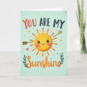 Tarjeta de cumpleaños del Sol sonriente