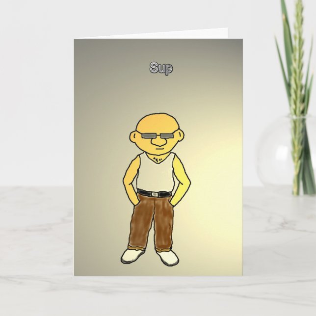 Tarjeta de cumpleaños del "sorbo" (Anverso)