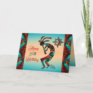Tarjeta de cumpleaños del suroeste Kokopelli