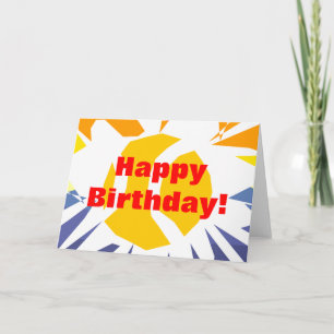 Tarjeta de cumpleaños del tenis