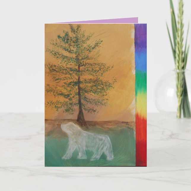 Tarjeta de cumpleaños del Tótem del Oso (Anverso)