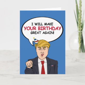 Tarjeta de cumpleaños del triunfo - haré su
