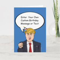 Tarjeta de cumpleaños del triunfo - modifique su