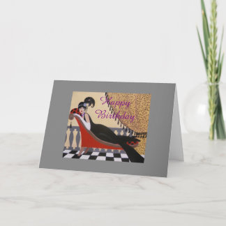 Tarjeta de cumpleaños del vintage