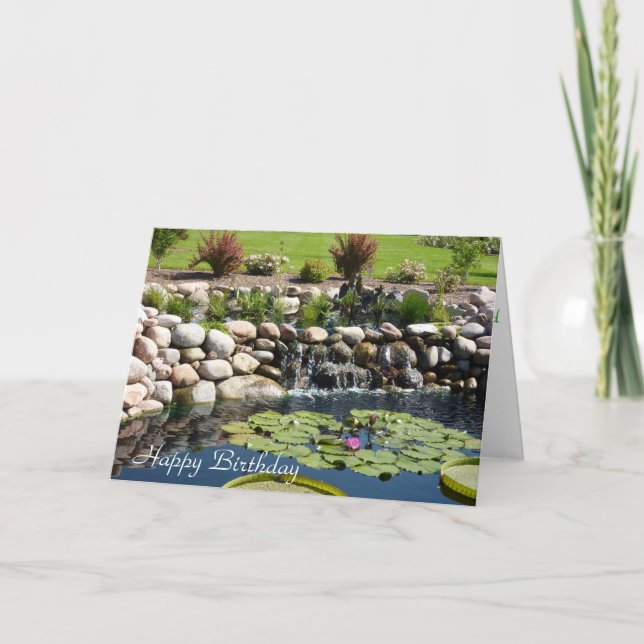 Tarjeta de cumpleaños del zen, buena para todas (Anverso)