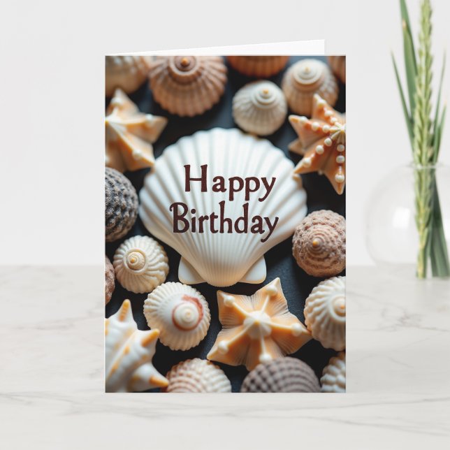 Tarjeta de cumpleaños Deliciosas Conchas (Anverso)