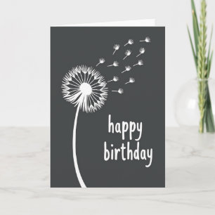 Tarjeta de cumpleaños Deseos en vuelo