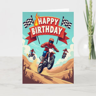 Tarjeta de cumpleaños Desert Jump