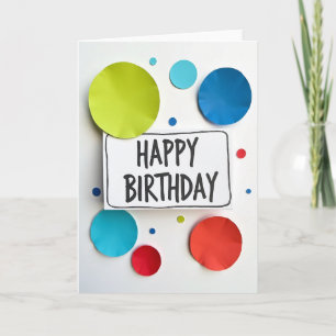 Tarjeta de cumpleaños dibujada a mano