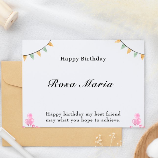 Tarjeta de cumpleaños digital (Digital Birthday Card)