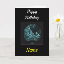 Tarjeta de cumpleaños diseñada por Aquarius Astrol