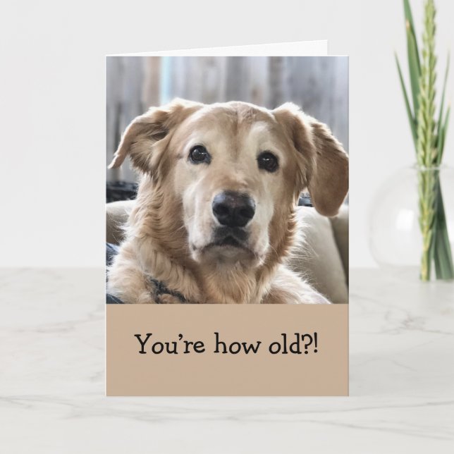 Tarjeta de cumpleaños divertida (Anverso)