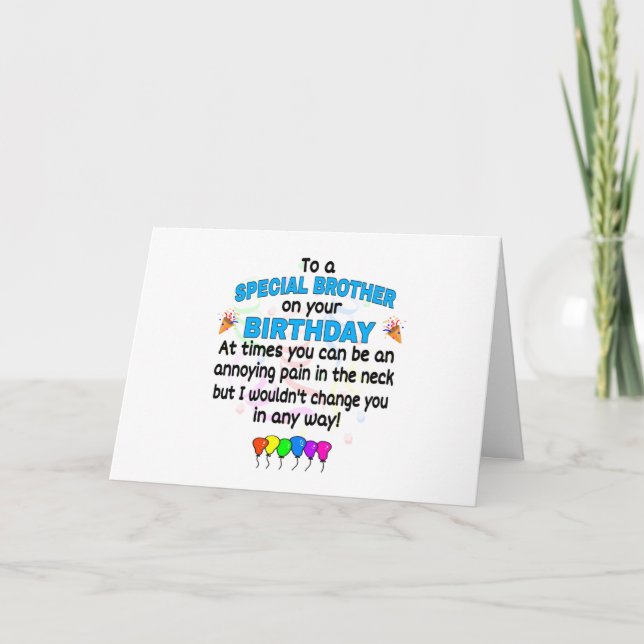 Tarjeta de cumpleaños divertida (Anverso)