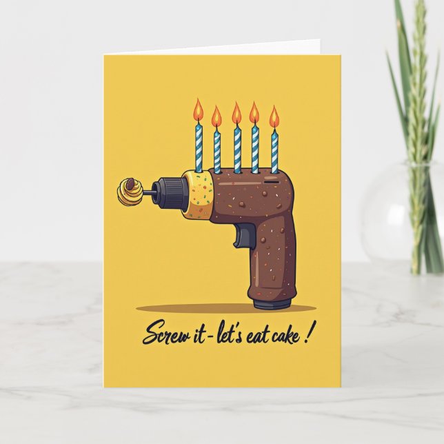 Tarjeta de cumpleaños divertida (Anverso)