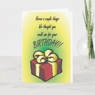 Tarjeta de cumpleaños divertida