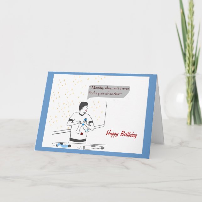 Tarjeta de cumpleaños divertida (Anverso)