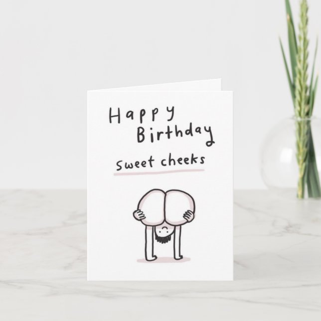 Tarjeta de cumpleaños divertida (Anverso)