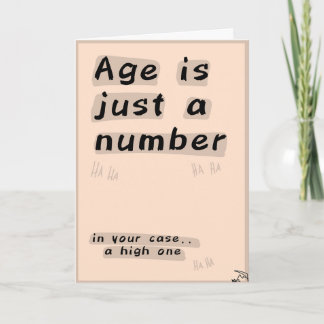 Tarjeta de cumpleaños divertida