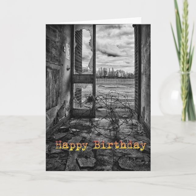 Tarjeta de cumpleaños divertida (Anverso)