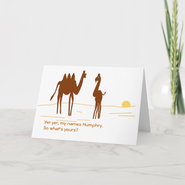 Tarjeta de cumpleaños divertida (Anverso)