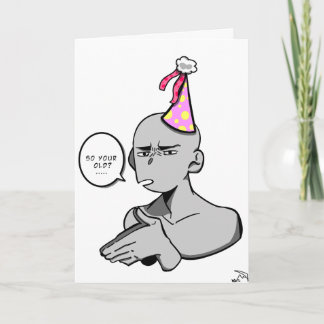 Tarjeta de cumpleaños divertida